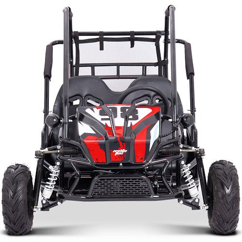 MotoTec Mud XL 60v 2000w Electric Go Kart Full Suspension Red