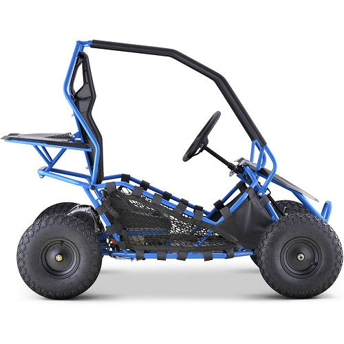 MotoTec Maverick Go Kart 36v 1000w Blue
